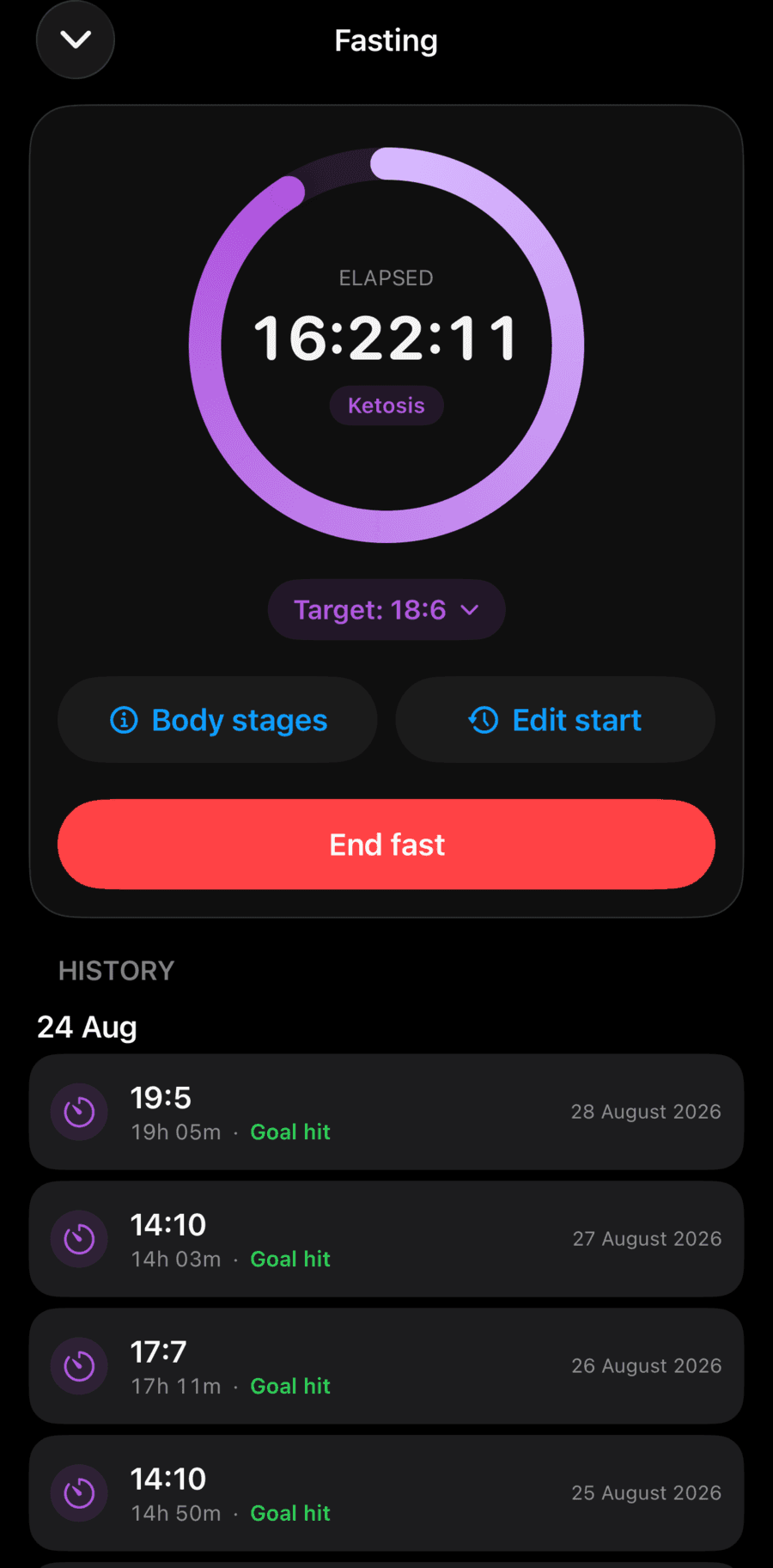 Watch ketosis arrive